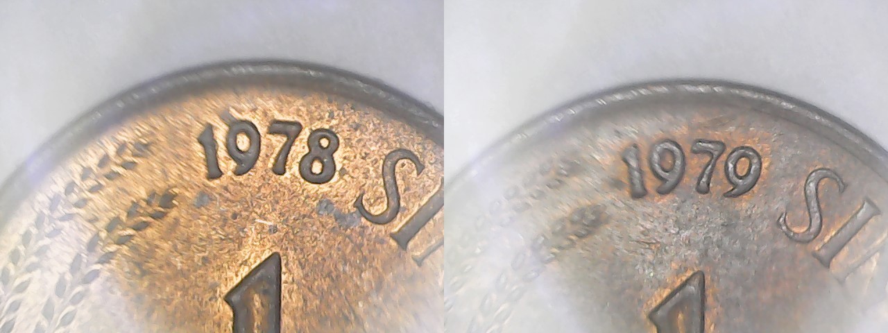 Australia-1994-5-Cents-Overstruck-Over-Foreign-Coin.